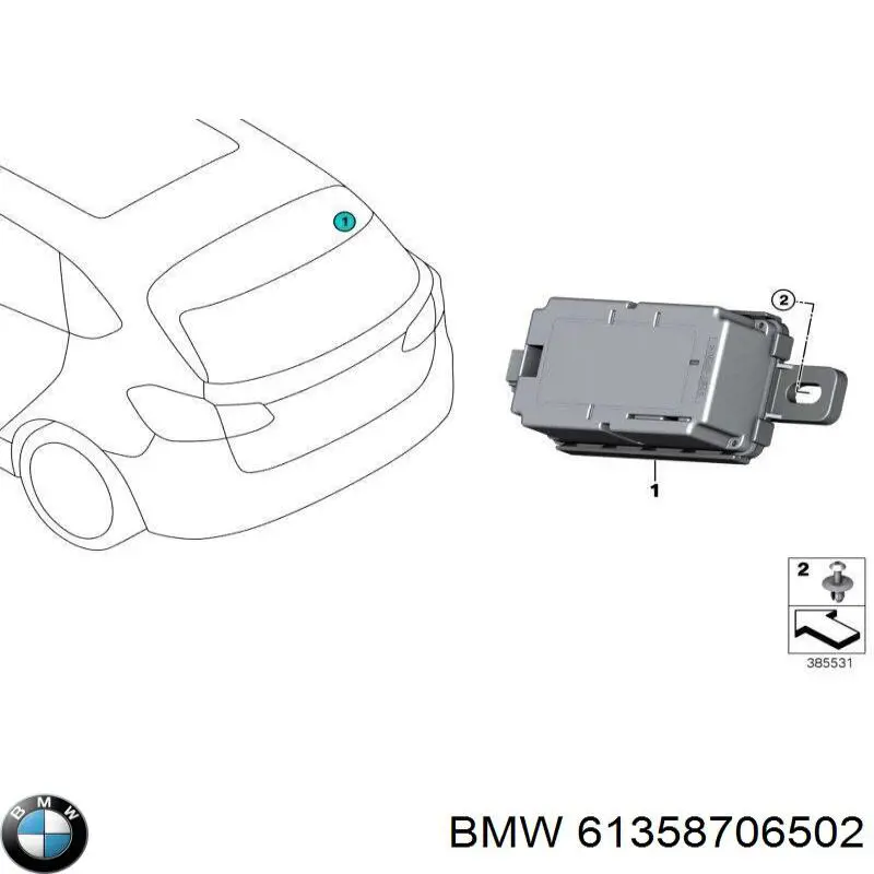  BMW 61358706502 preço, a partir de 56,18 USD