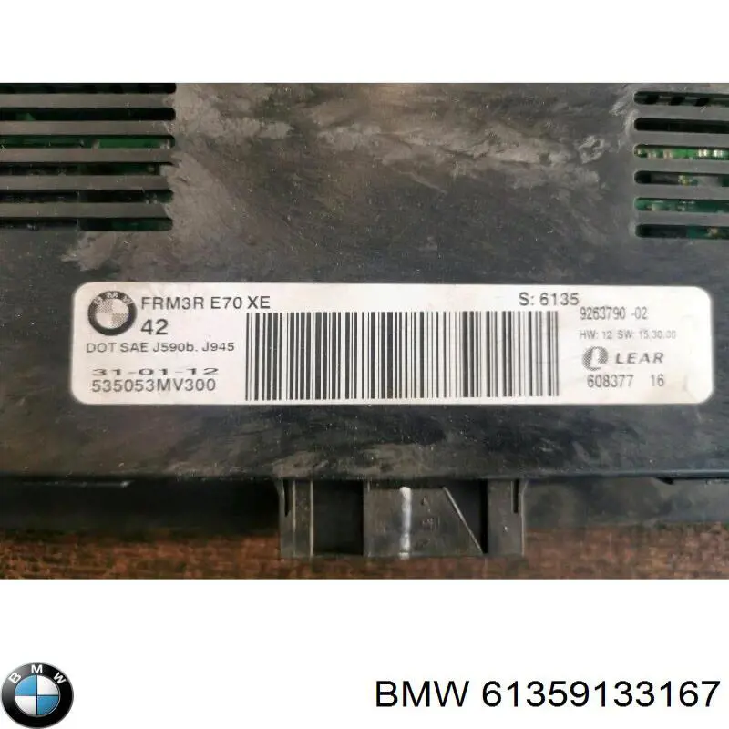 61359133167 BMW Módulo de direção (Centralina eletrônica) das luzes