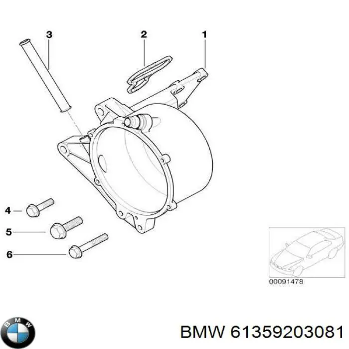 9192641 BMW Módulo de direção (Centralina eletrônica) de controlo de integridade de lâmpadas