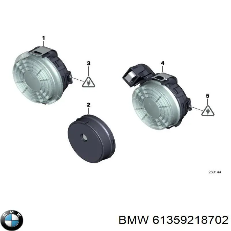 61359218702 BMW Sensor de chuva