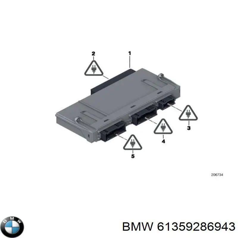 Compre 61359345324 BMW Unidade de controlo do fecho central