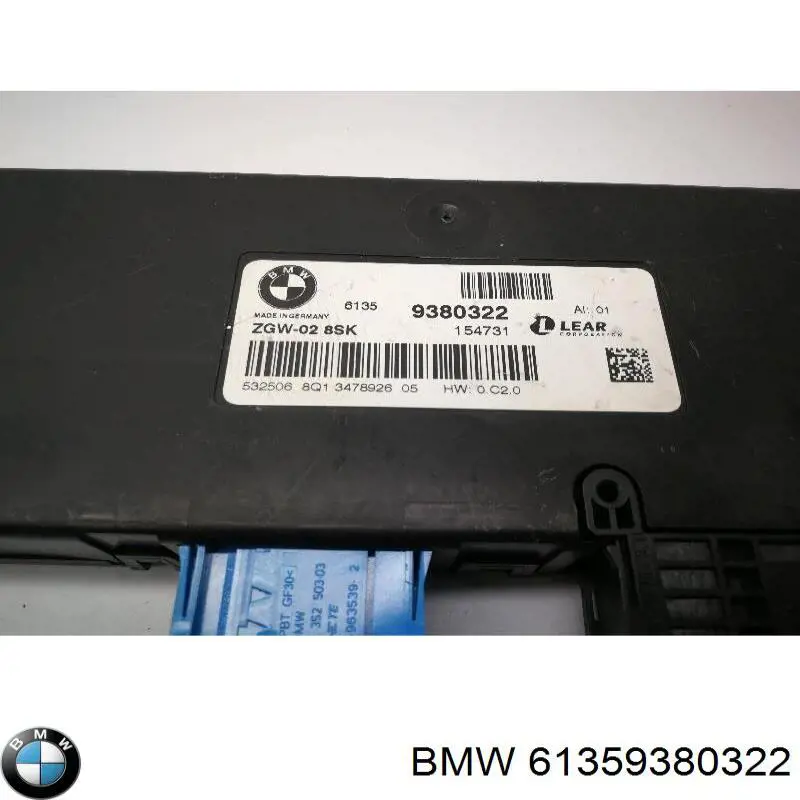 Módulo de direção (Centralina eletrônica) da rede de bordo BMW 61359380322 preço, a partir de 163,45 USD