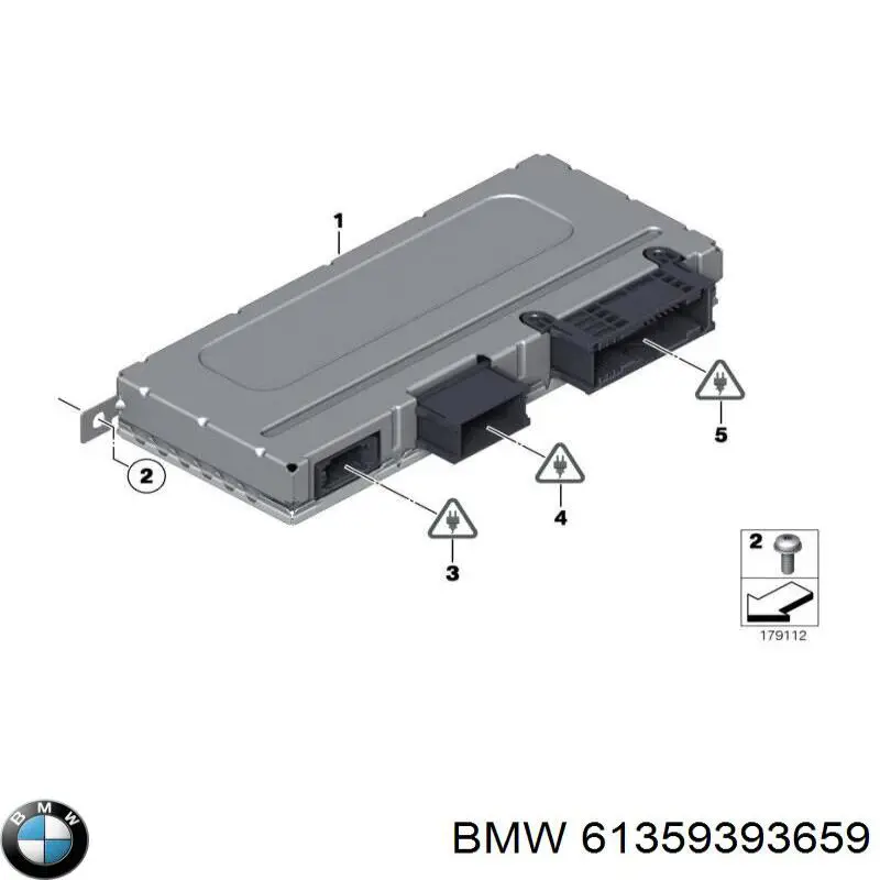 Módulo de direção (Centralina eletrônica) da rede de bordo BMW 61359393659 preço, a partir de 201,25 USD