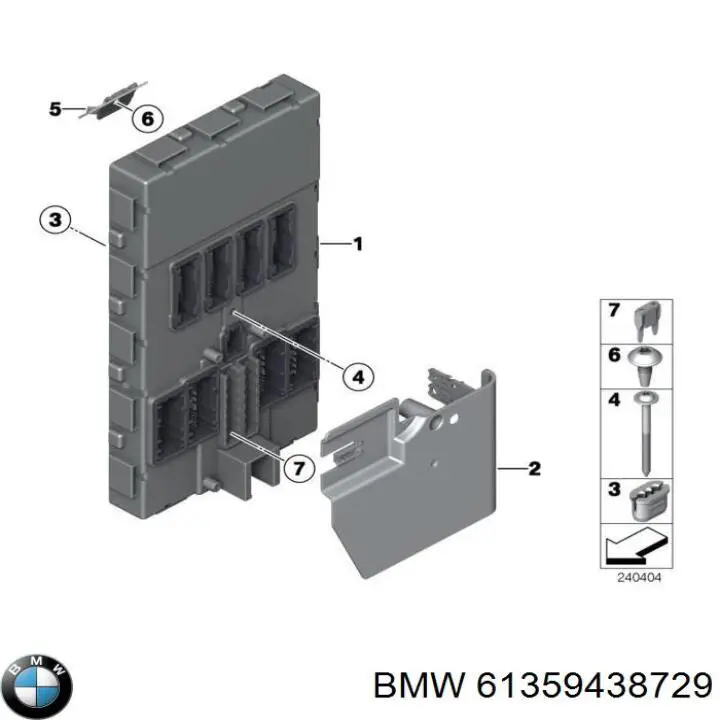Unidade de dispositivos de segurança BMW 61359438729 preço, a partir de 320,08 USD