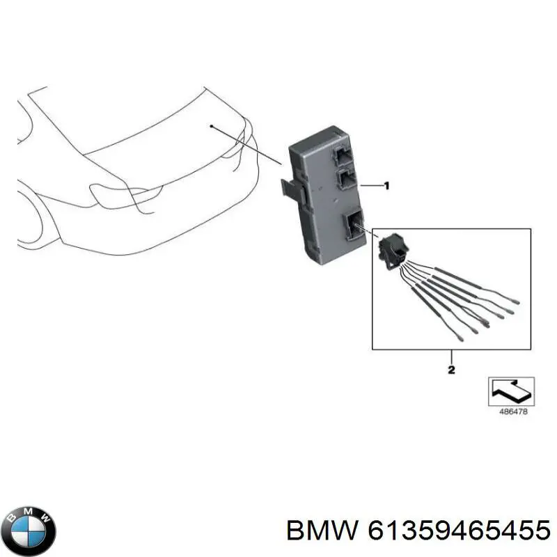 61355A19DB4 BMW 