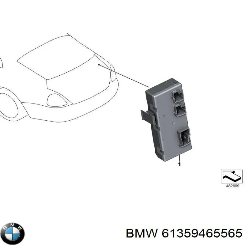  BMW 61355A19DB4 preço, a partir de 223,04 USD
