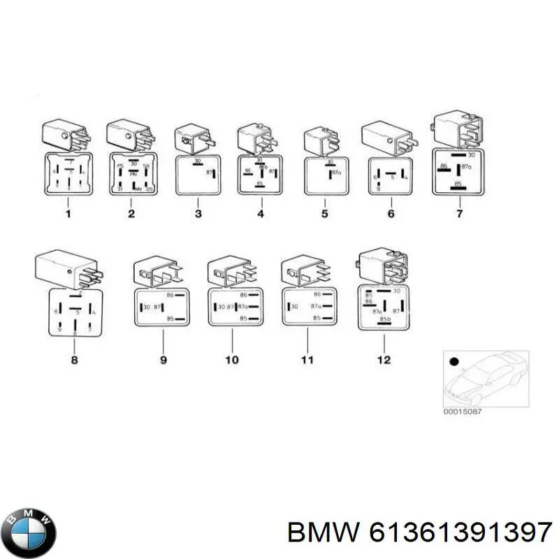 Compre 61361391397 BMW 