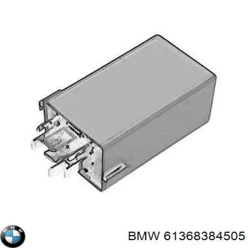61368384505 BMW Relê de controlo de limpador pára-brisas