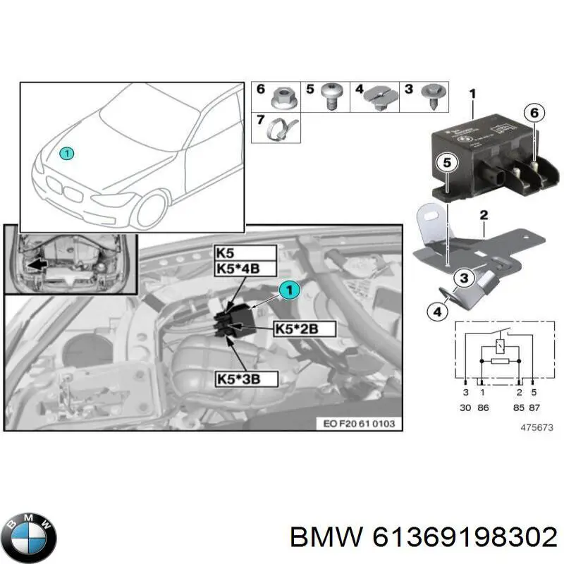 Relê de pisca-pisca BMW 61369198302 preço, a partir de 59,69 USD