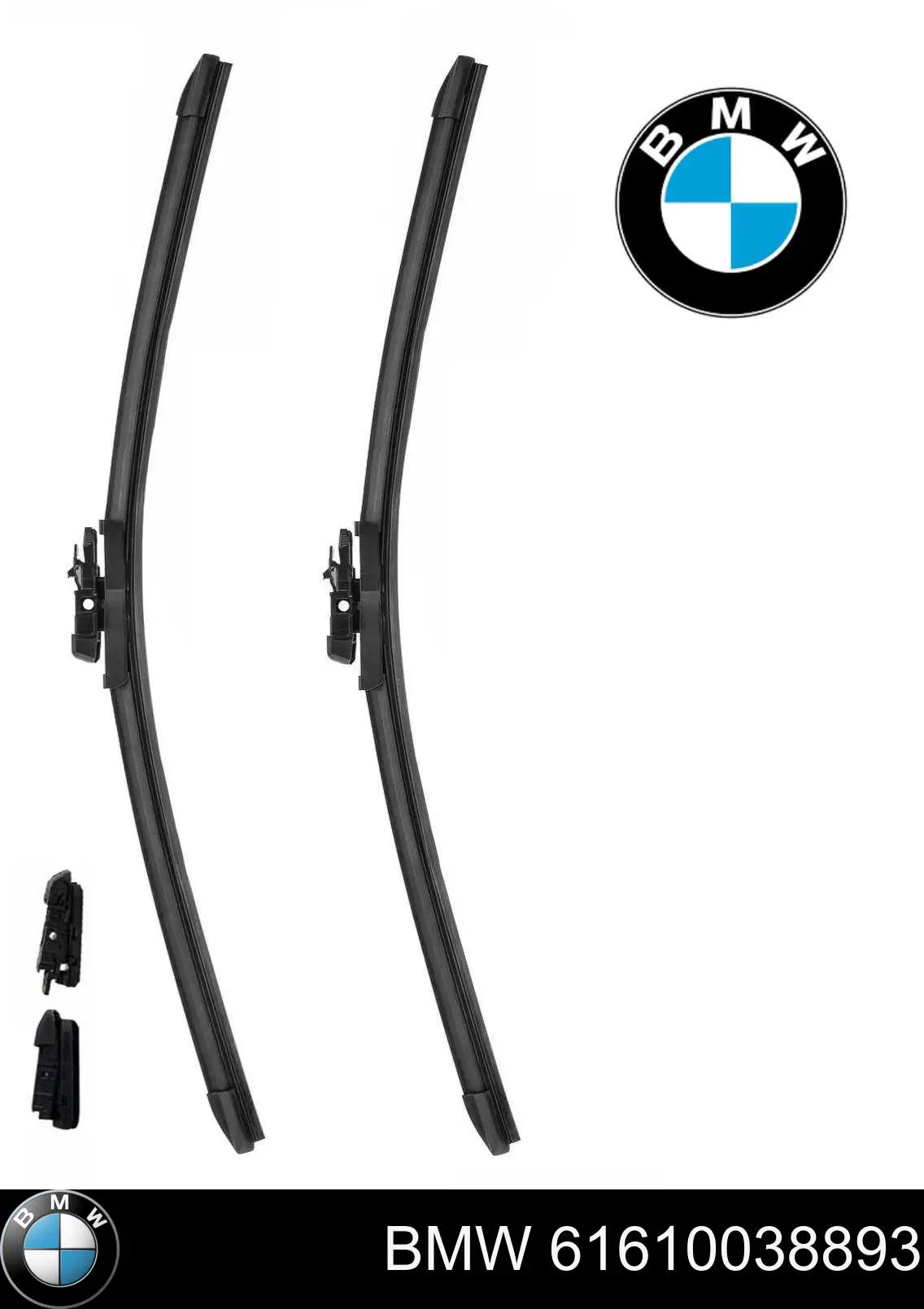 Limpa-pára-brisas do pára-brisas, kit de 2 un. BMW 61610038893 preço, a partir de 41,93 USD