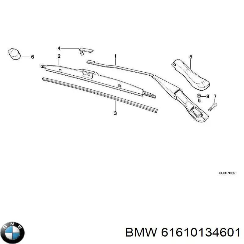 Limpa-pára-brisas do pára-brisas, kit de 2 un. BMW 61610134601 preço, a partir de 136,29 USD