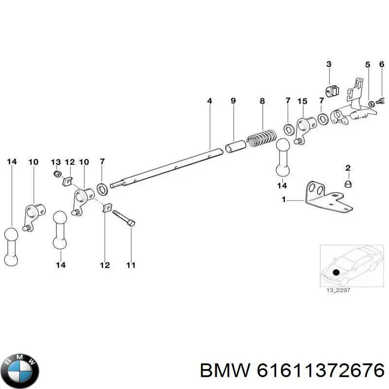 Compre 61611372676 BMW 