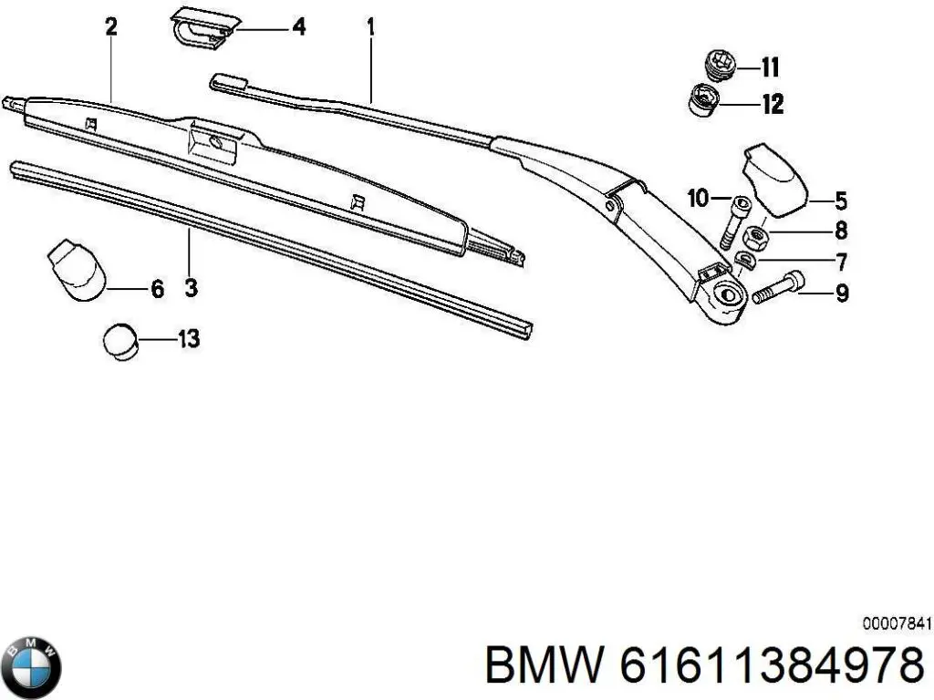 Braço de limpa-pára-brisas do pára-brisas BMW 61611384978 preço, a partir de  USD