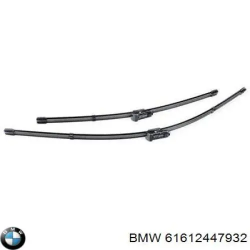 Limpa-pára-brisas do pára-brisas, kit de 2 un. BMW 61612447932 preço, a partir de 87,99 USD