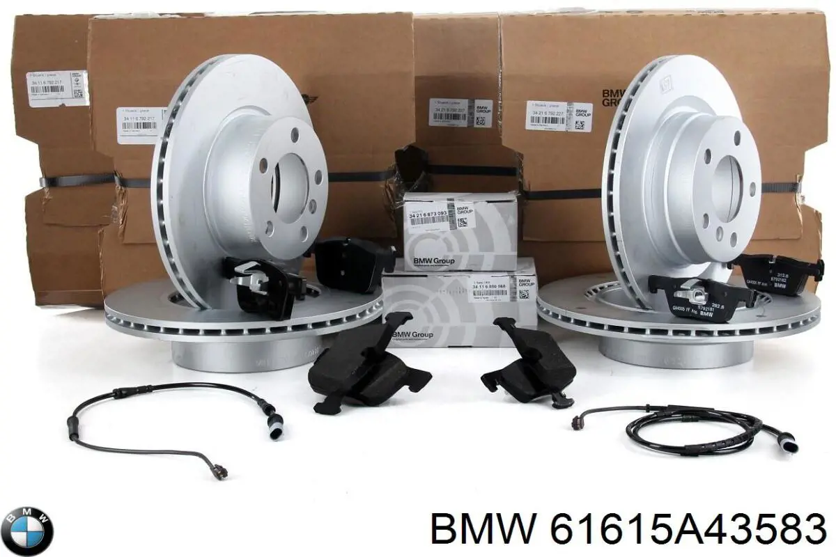 Compre 61615A43583 BMW Limpa-pára-brisas do pára-brisas, kit de 2 un.