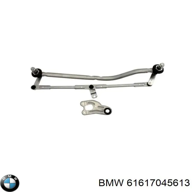 Trapézio de limpador pára-brisas 61617045613 BMW