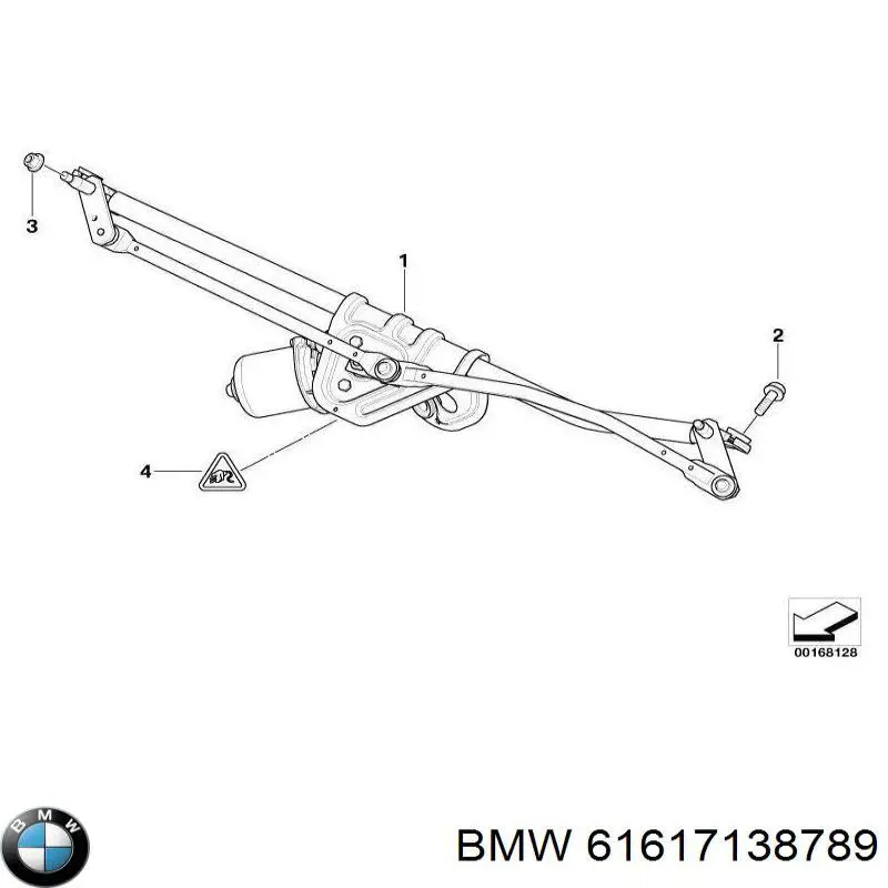  Trapézio de limpador pára-brisas Mini Cooper hatchback (R56) (2005 - 2014) 