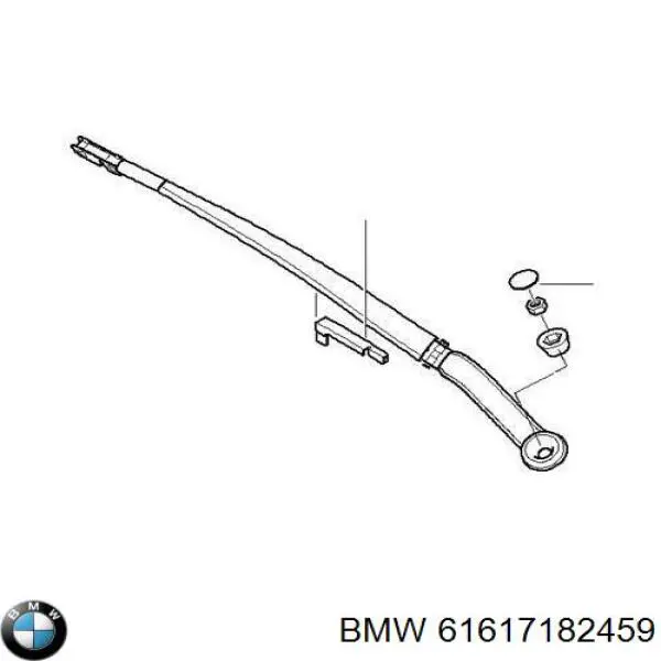 Braço de limpa-pára-brisas do pára-brisas BMW 61617182459 preço, a partir de 51,08 USD