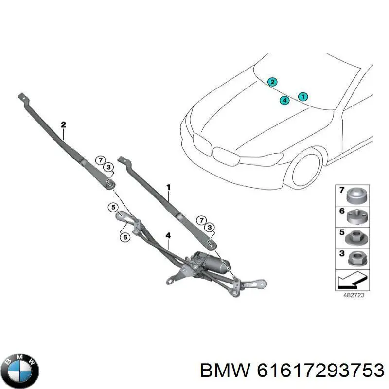  BMW 61617293753 preço, a partir de 16,07 USD