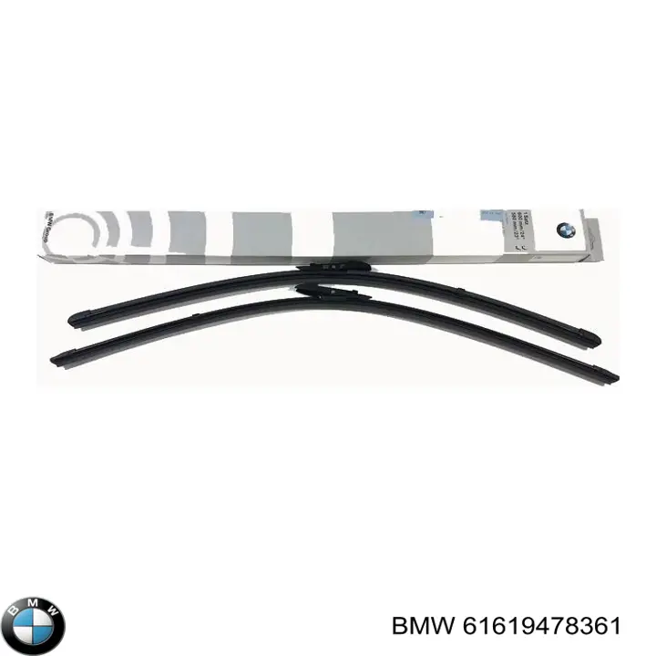 61619478361 BMW Limpa-pára-brisas do pára-brisas, kit de 2 un.