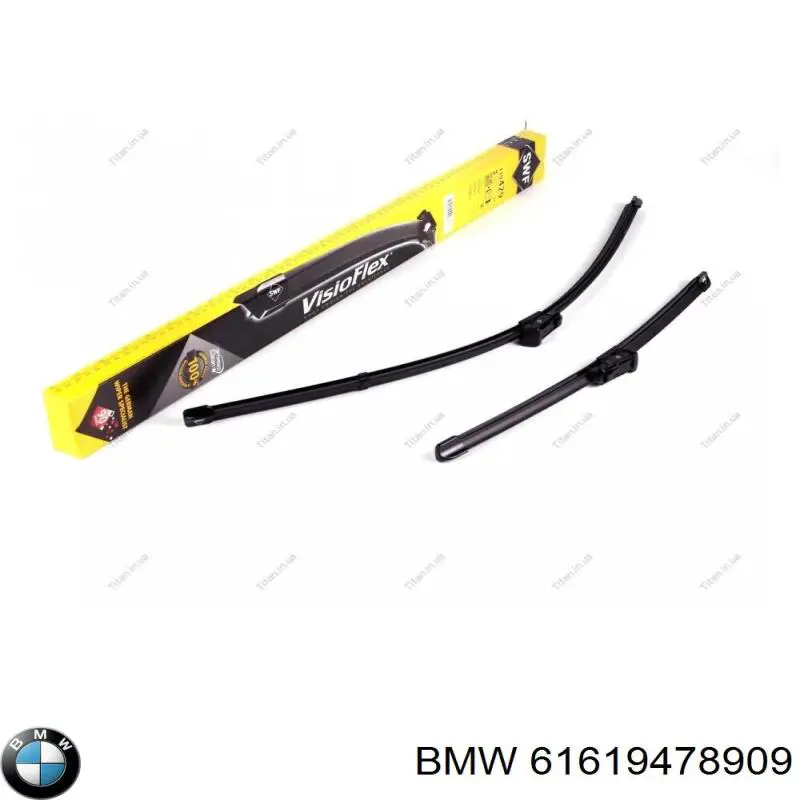Limpa-pára-brisas do pára-brisas, kit de 2 un. BMW 61619478909