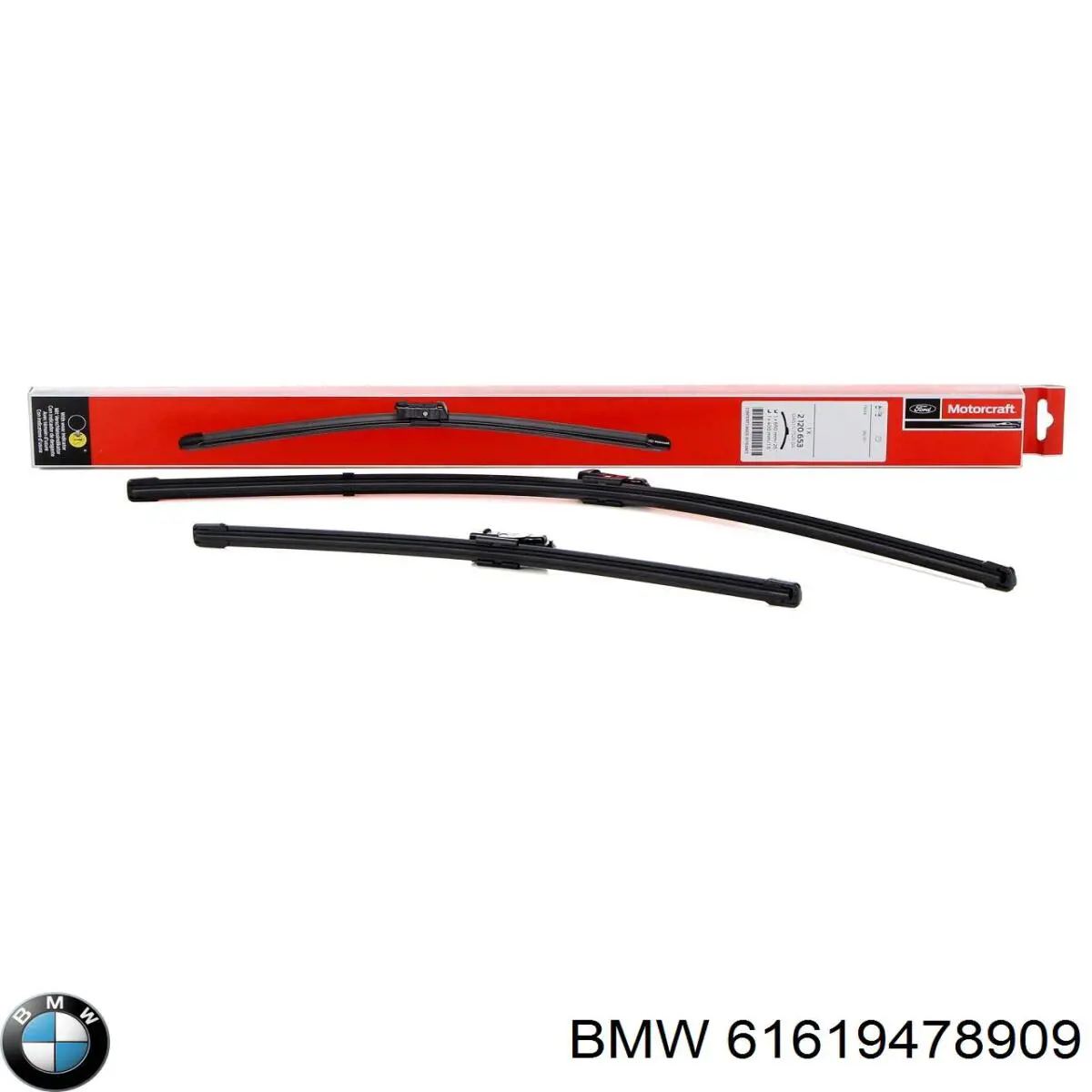 Limpa-pára-brisas do pára-brisas, kit de 2 un. 61619478909 BMW