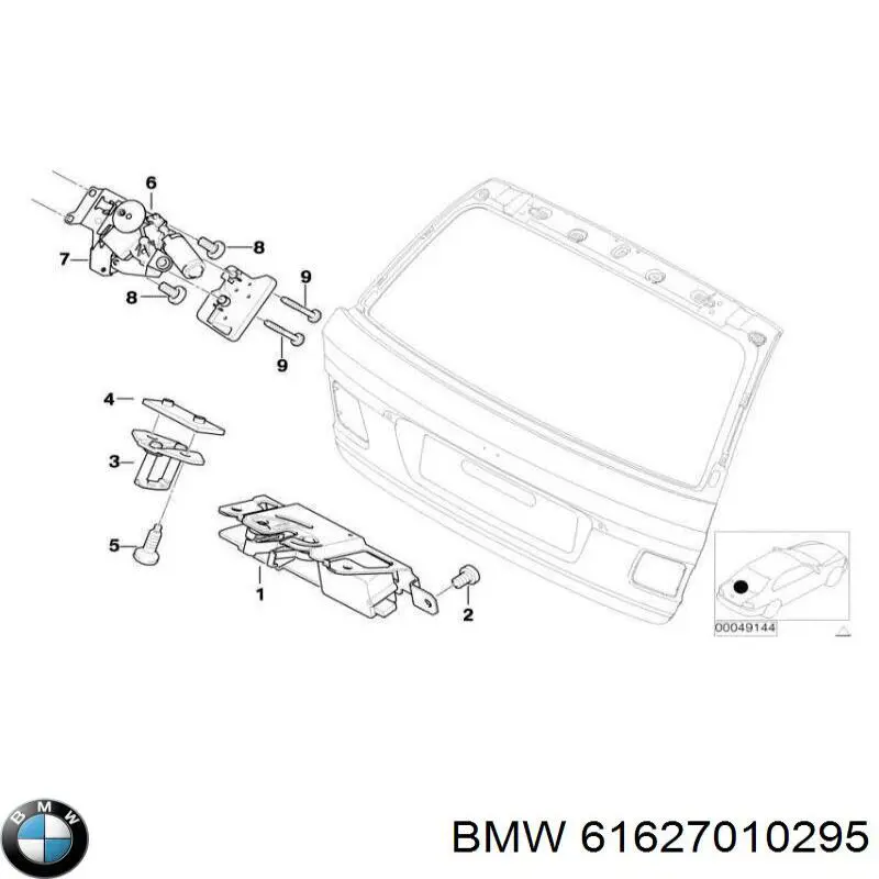 Motor de limpador pára-brisas de vidro traseiro BMW 61627010295 preço, a partir de 153,81 USD