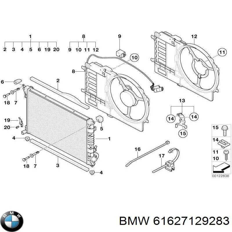  BMW 61627129283 preço, a partir de 9,68 USD