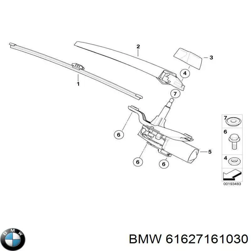 Tampão da porca de fixação do braço de limpador de pára-brisa traseiro BMW 61627161030 preço, a partir de 10,47 USD