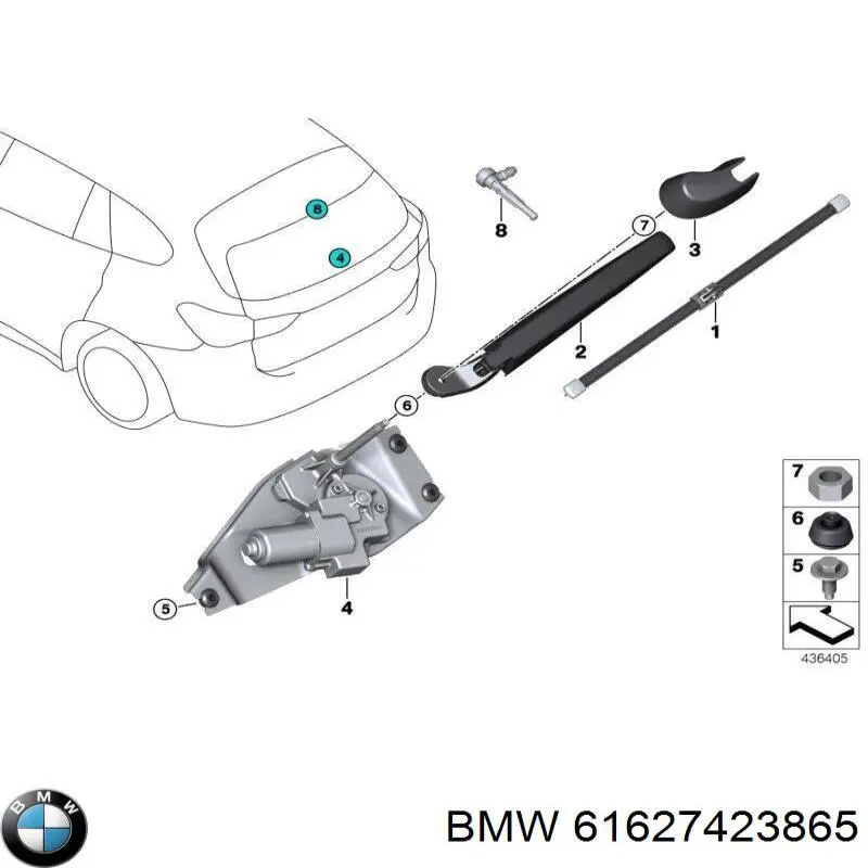 61627423865 BMW 