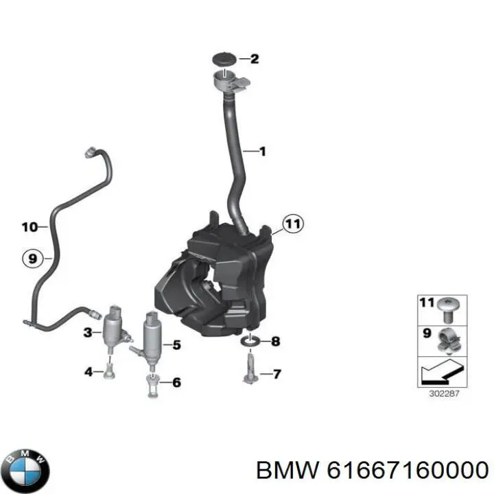 61667160000 BMW 