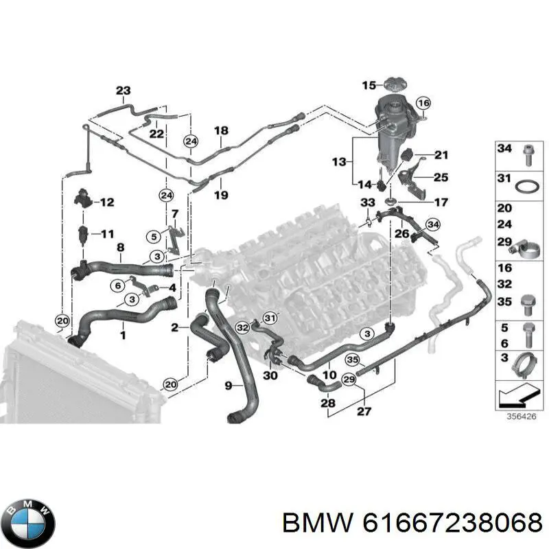 Tampa de tanque de fluido para lavador BMW 61667238068 preço, a partir de 16,30 USD