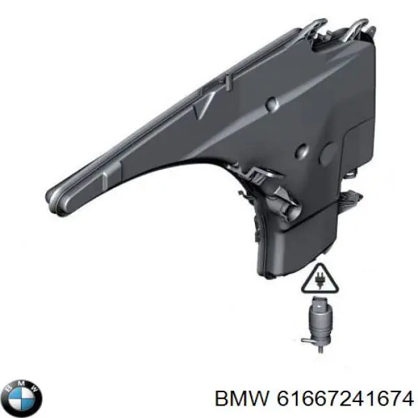 Tanque de fluido para lavador de vidro BMW 1  F20