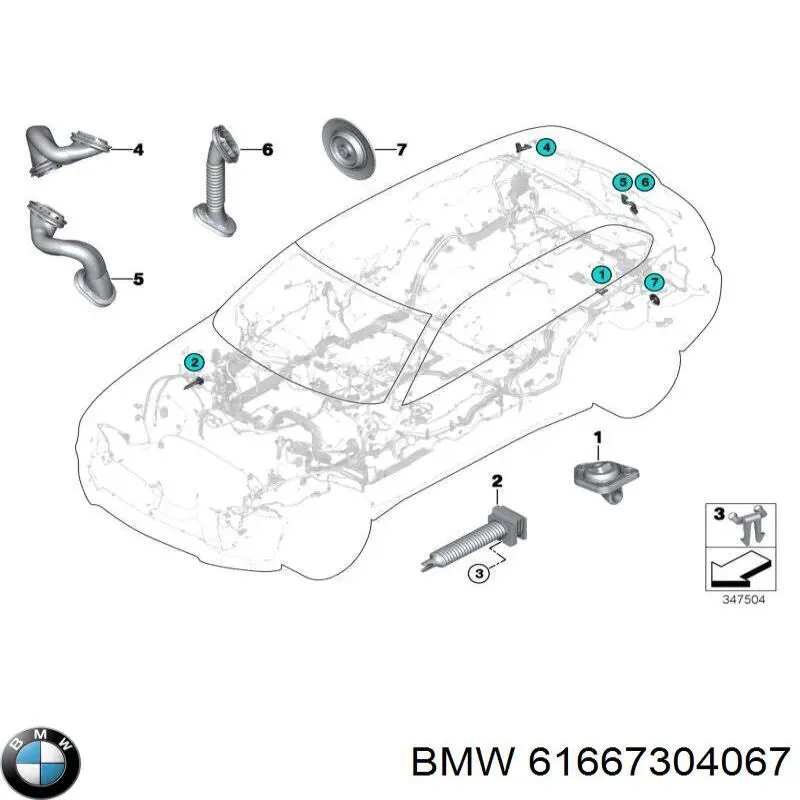 Compre 61667304067 BMW Tanque de fluido para lavador de vidro