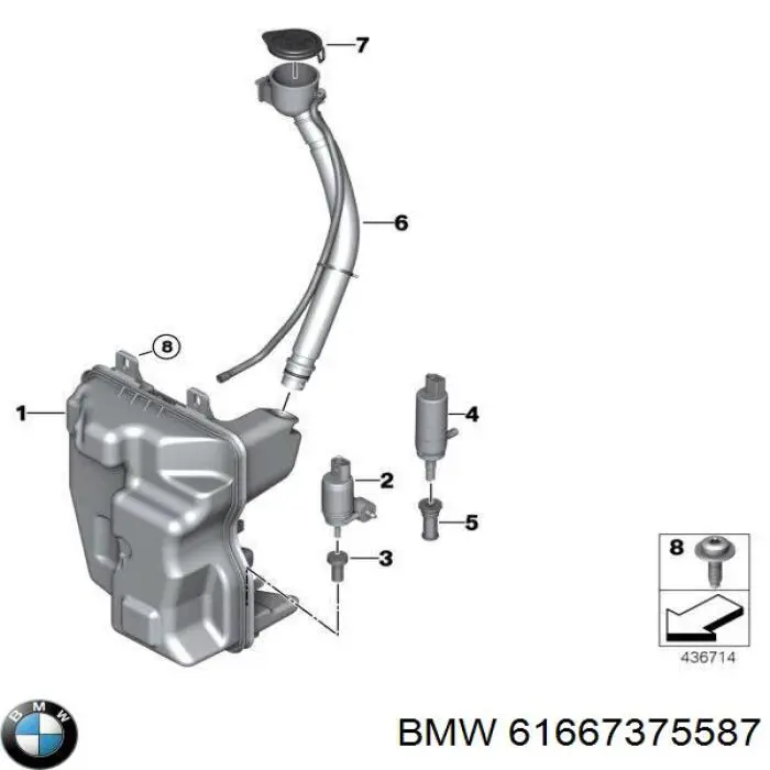 Tampa de tanque de fluido para lavador Hans Pries (Topran) 504008 preço, a partir de 7,50 USD