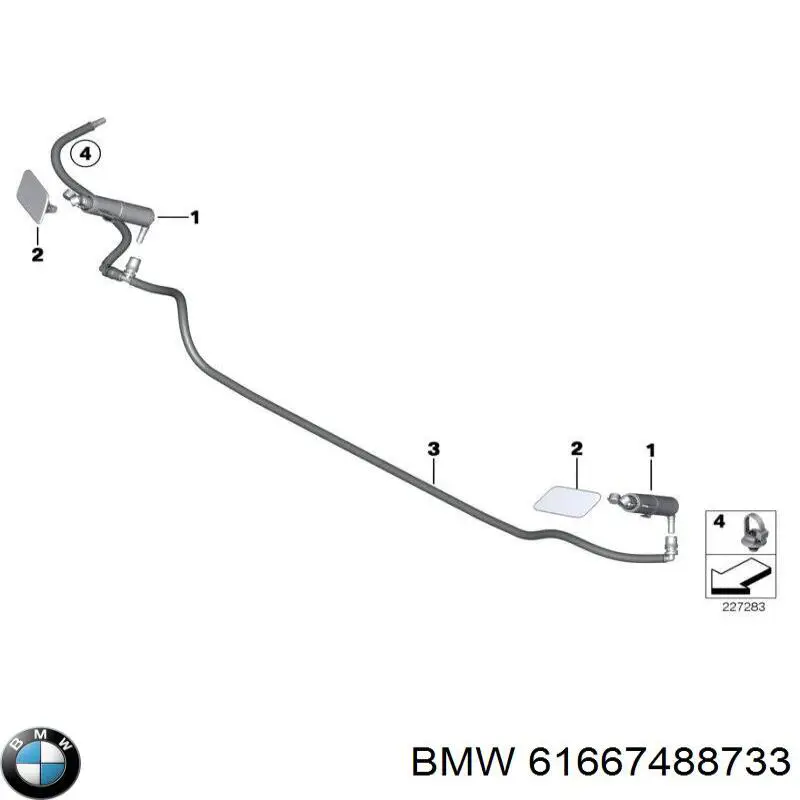 Injetor de fluido para lavador da luz dianteira BMW 61667488733 preço, a partir de 43,93 USD