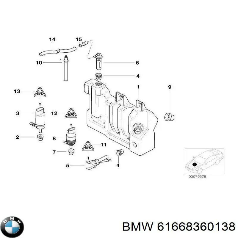  BMW 61668360138 preço, a partir de 23,34 USD