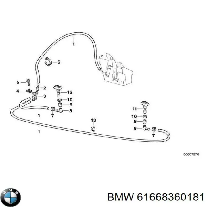  BMW 61668360181 preço, a partir de 27,93 USD