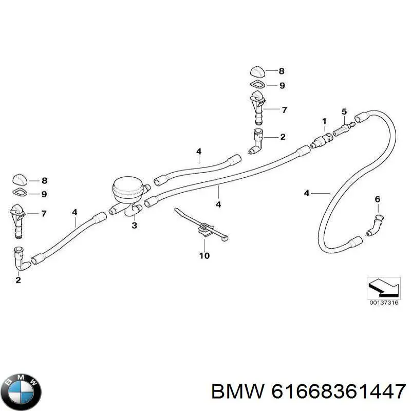  BMW 61668361447 preço, a partir de 25,43 USD