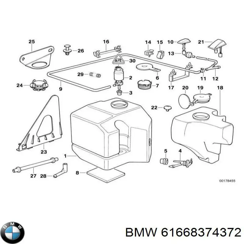 Compre 61668374372 BMW 