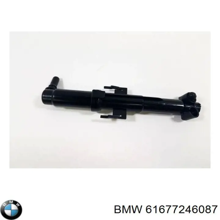 61677246087 BMW Injetor de fluido para lavador da luz dianteira esquerda