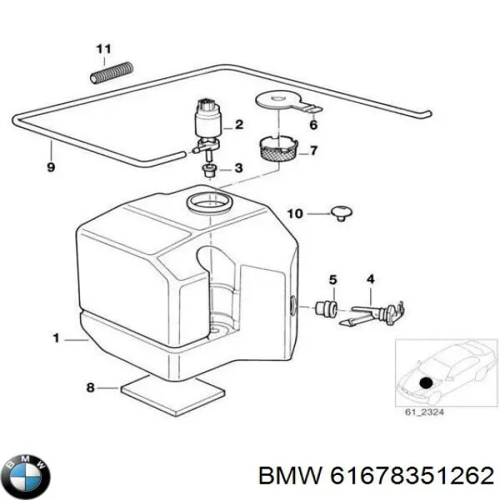 Compre 61678351262 BMW Tanque de recepção do secador de aparelho de ar condicionado