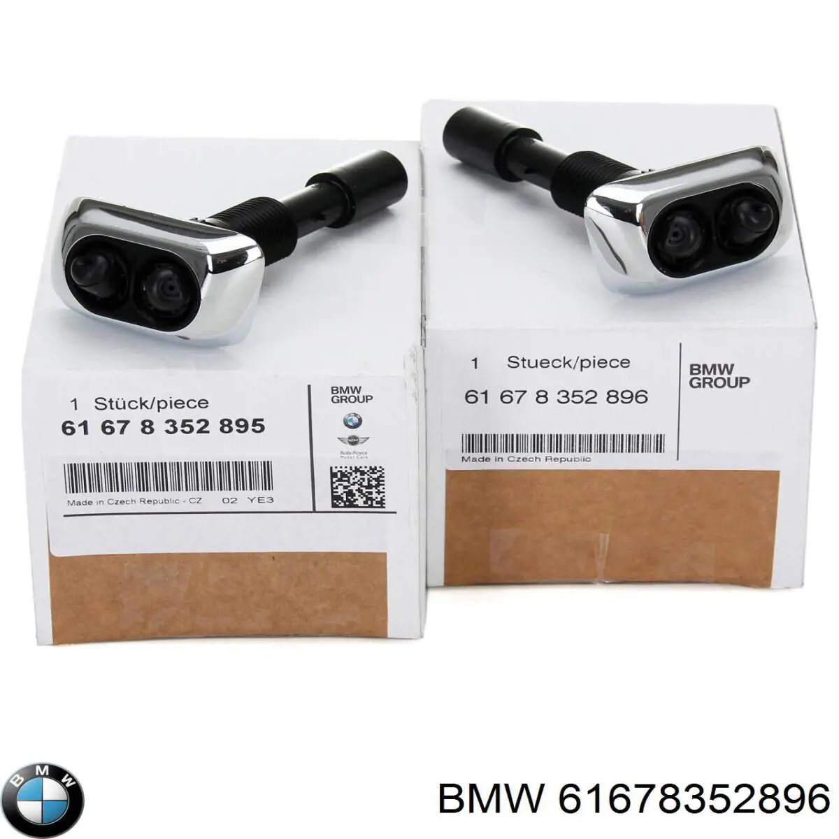 Compre 61678352896 BMW Injetor de fluido para lavador da luz dianteira direita