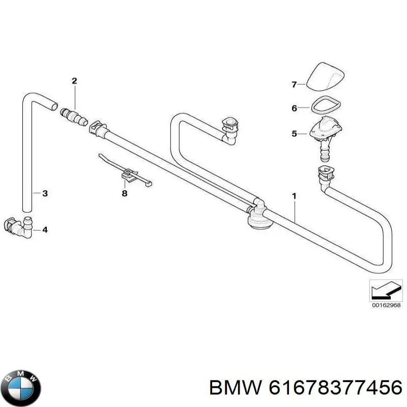 Compre 61678377456 BMW 