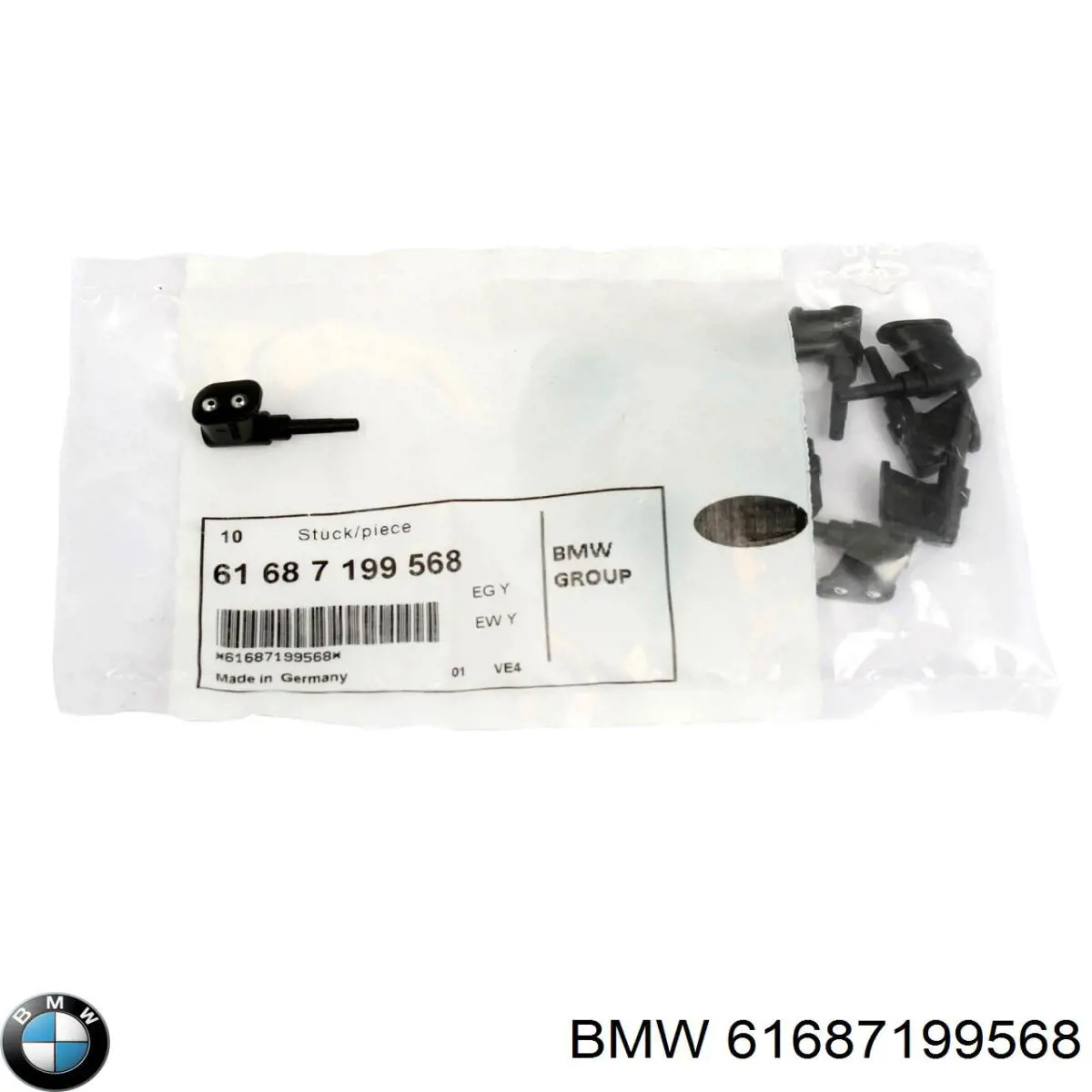 Injetor de fluido para lavador de vidro traseiro BMW 61687199568 preço, a partir de 25,34 USD
