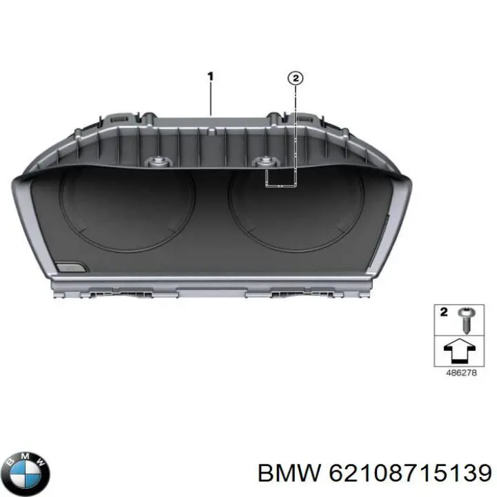 62109840915 BMW Painel de instrumentos (quadro de instrumentos)