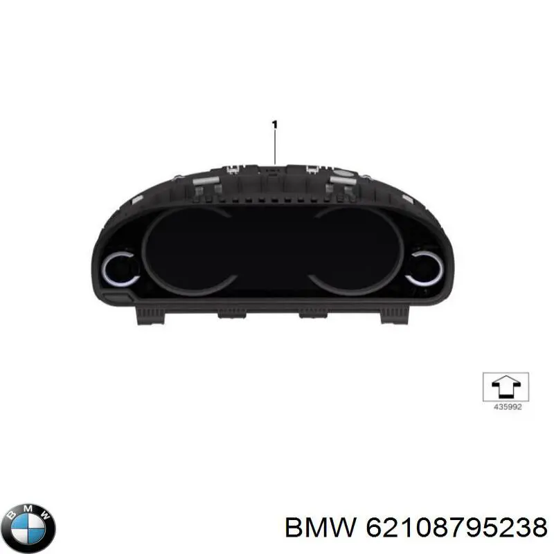 Painel de instrumentos (quadro de instrumentos) BMW 62108795238 preço, a partir de 504,43 USD