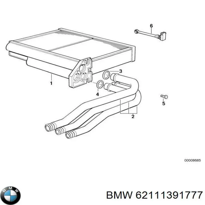 Compre 62111391777 BMW 