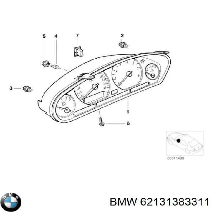  BMW 62131383311 preço, a partir de 4,39 USD