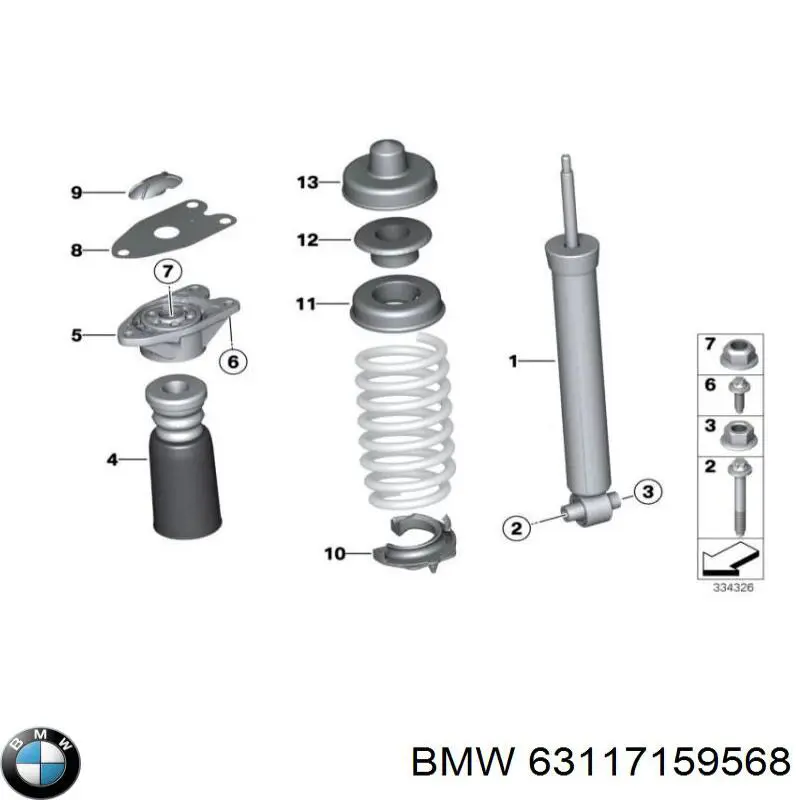 Tampa da luz esquerda BMW 63117159568 preço, a partir de 41,18 USD